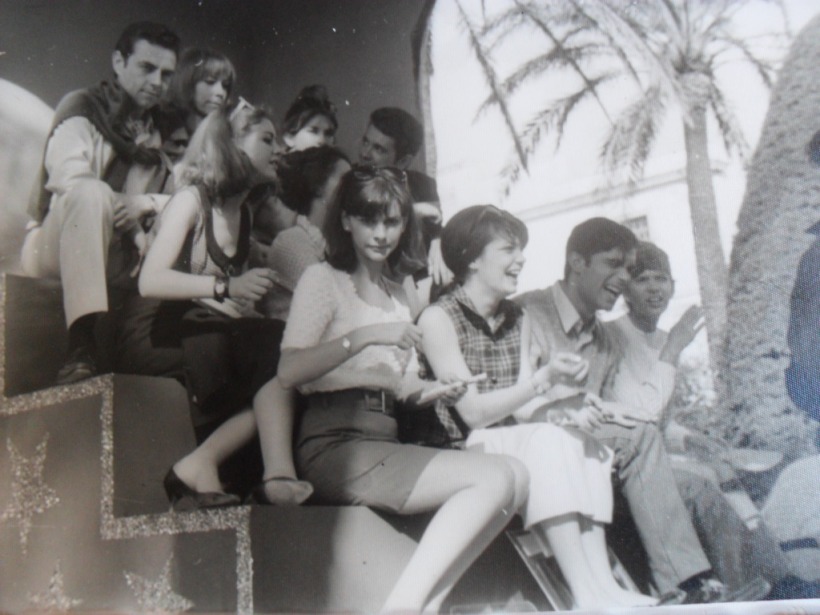 los actores de Escala en Hifi en los carnavales de Cadiz, Parque Genoves